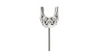 18K White Gold Diamond Earring Setting - Blondell