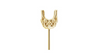 18K Yellow Gold Brilliant Cut Diamond Earring Setting - Blondell