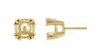 18K Yellow Gold Diamond Earring Setting for Diamond Stud Earrings - Garbo