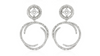 Diamond drop earring jackets for diamond studs
