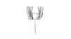 Platinum Diamond Earring Setting for Princess Cut Diamond Studs - Garbo
