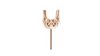 Rose Gold Diamond Stud Setting - Blondell