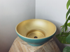 Sage & gold bowl