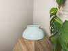Pale duck egg & gold bowl
