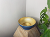 Navy & gold bowl