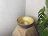Charcoal & gold bowl