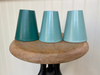 Green & gold planter trio