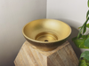 Textured gold bowl