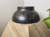 Black bowl - gold marble