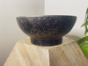 Black bowl - gold marble